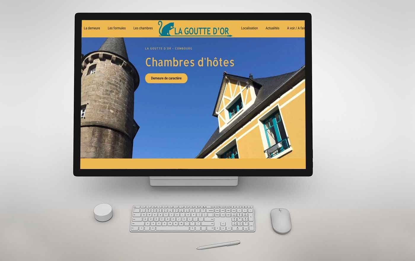 creation d'un site web pour un gite et chambre d'hotes à combourg