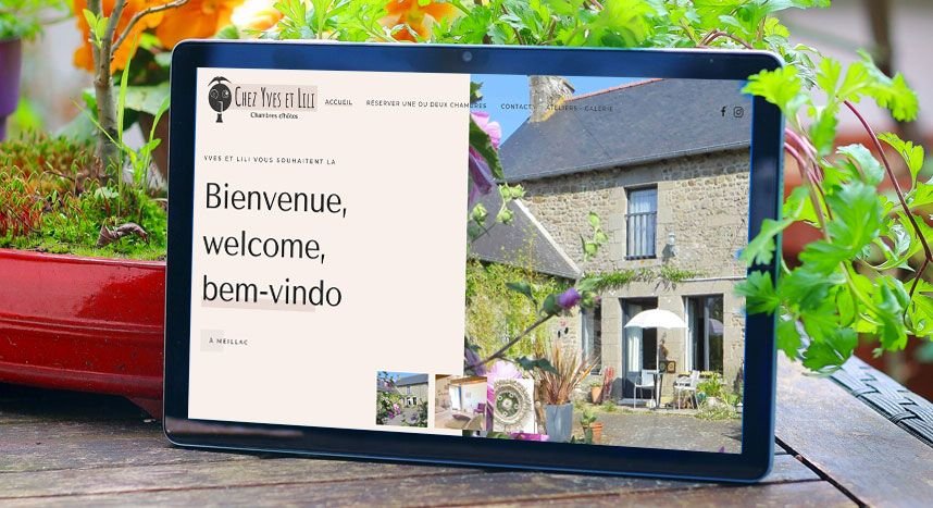 site internet pour chambres d'hôtes en ille et vilaine