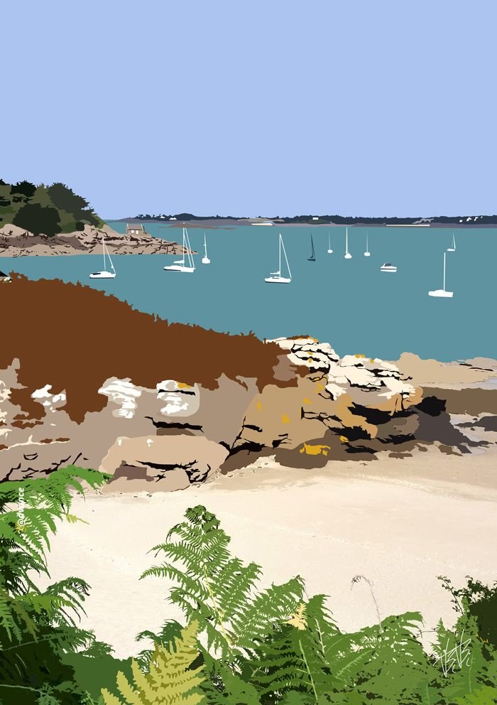 L'ARCHIPEL DES ÉBIHENS FACE À SAINT-JACUT-DE-LA-MER