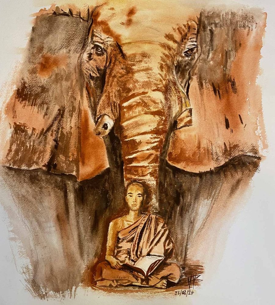 sans défenses aquarelle brigitte besquent 2024