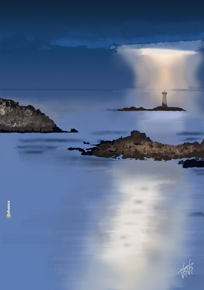 LE PHARE DE LA PIERRE DU HERPIN À CANCALE