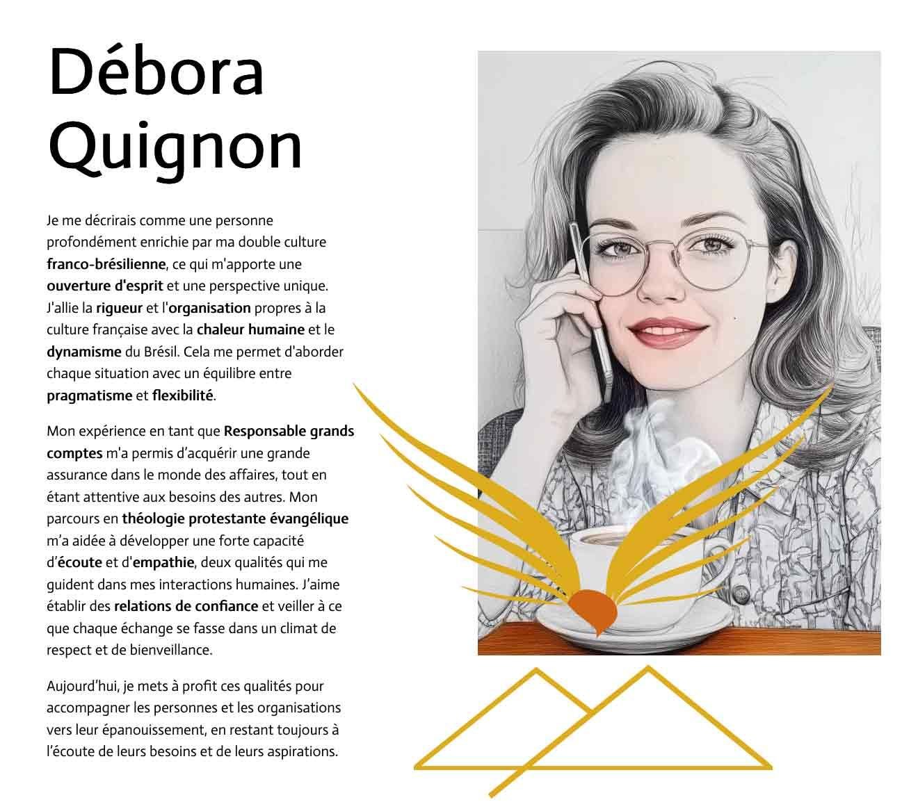 présentation de débora quignon